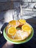 Bizcochuelo en savarin, de naranja 🍊🍊😋😋