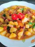 Guiso de patitas de cerdo con legumbres y verduras👍🇵🇪