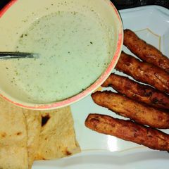 A picture of Smoke kabab.