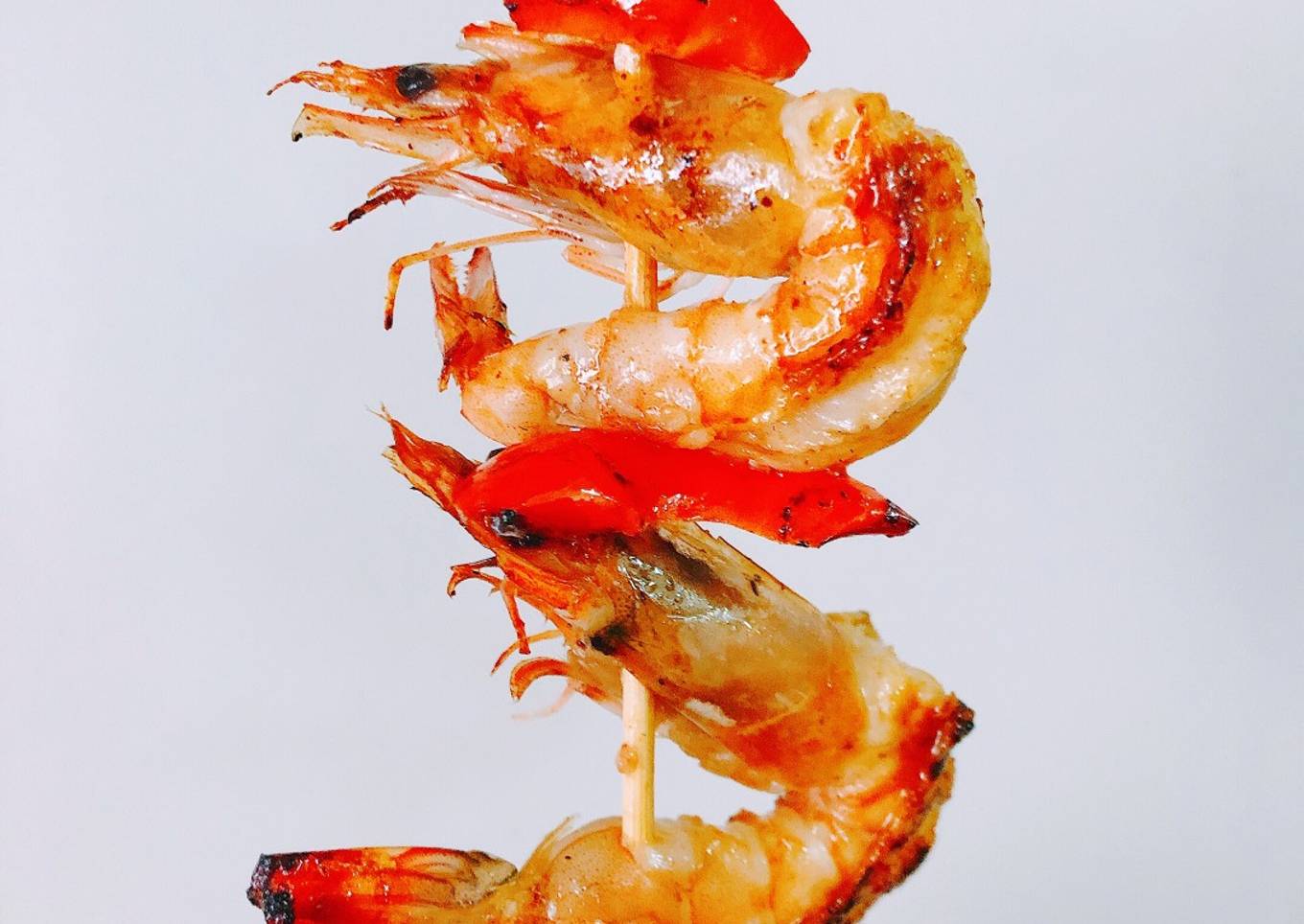 Shrimp with honey and lime