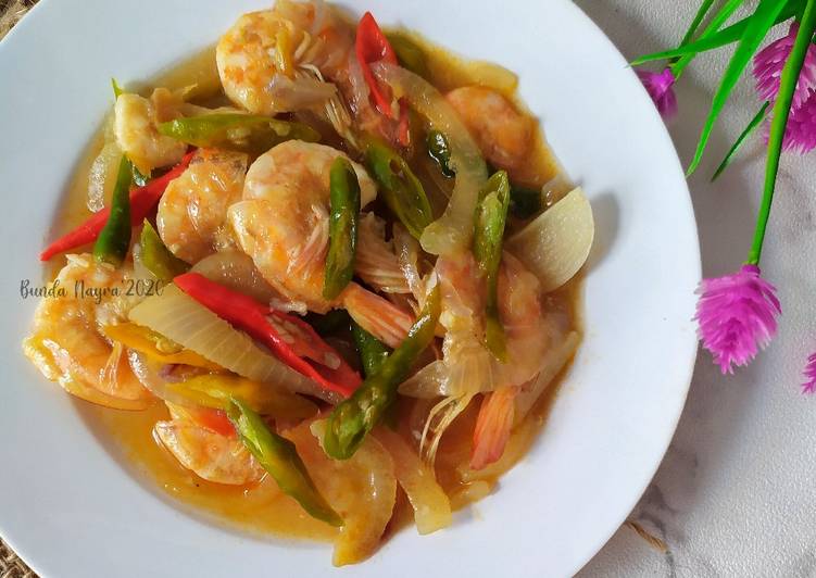 Easiest Way to Prepare Appetizing Udang Cabe Ijo
