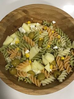 Una foto de Ensalada de espirales