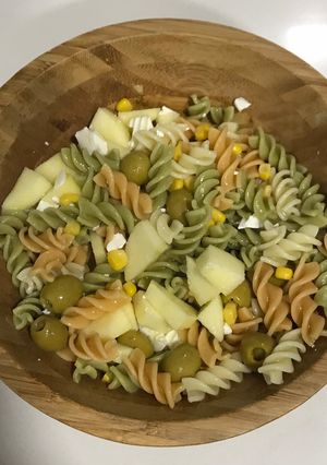Una foto de Ensalada de espirales