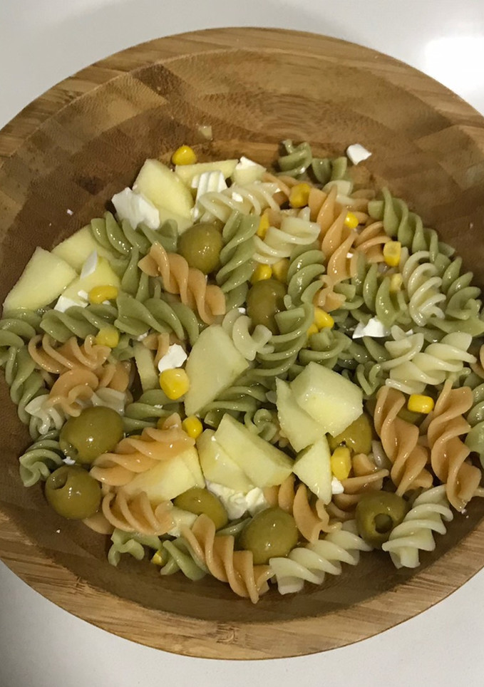 Una foto de Ensalada de espirales