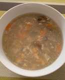 Súp gà ngô nấm cà rốt