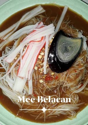 Gambar Mee belacan Sarawak