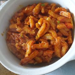 A picture of Chips masala.