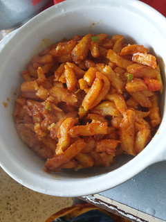 A picture of Chips masala.