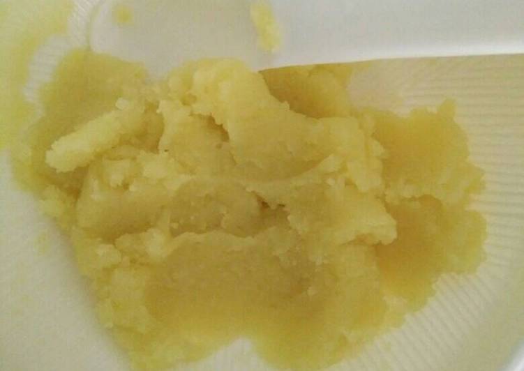 Cara Gampang Membuat MPASI Pure Ubi + evoo Anti Gagal