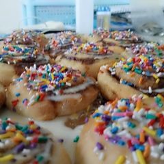 A picture of Basic Cinnamon Rolls (Added Sprinkles).