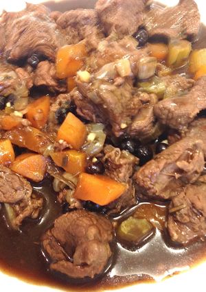 A picture of Venison with Junipers.