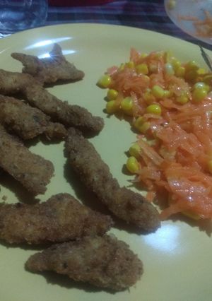 Una foto de Bastones de pollo