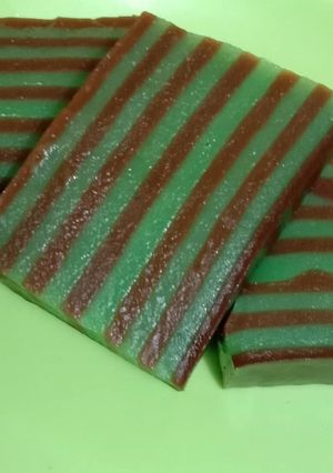 Foto resep Kue lapis coklat pandan