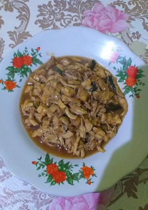 Foto resep Ayam suwir kecap sederhana