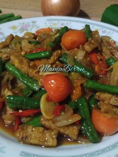Foto resep Tumis Tempe Kacang Panjang