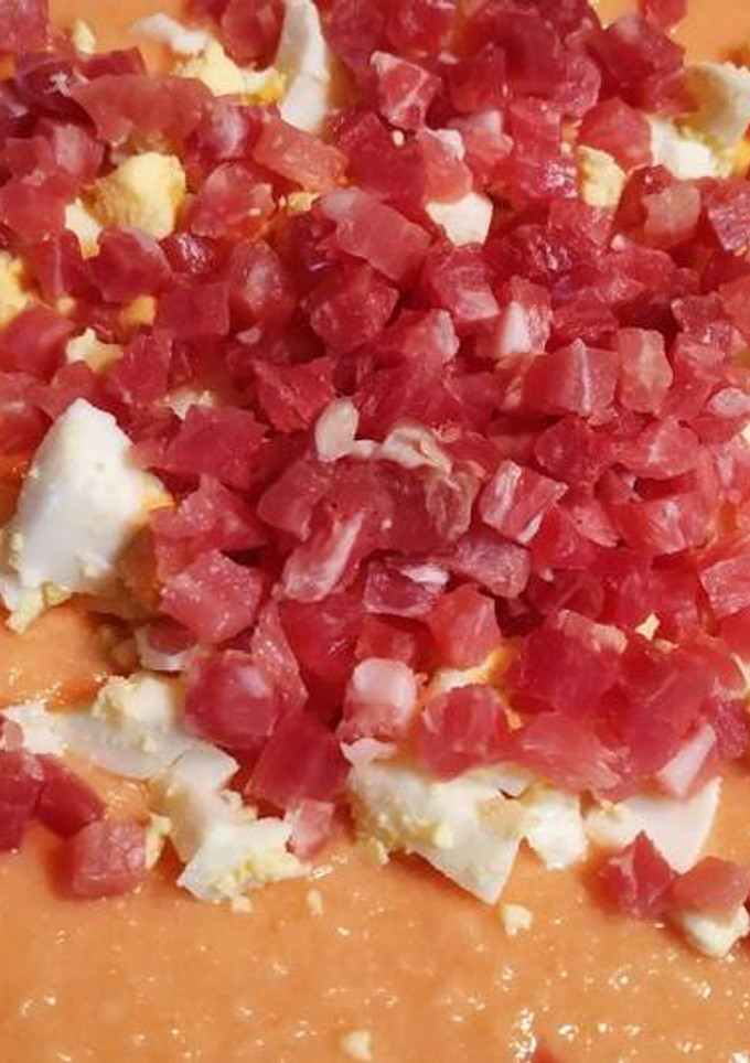 Una foto de Salmorejo