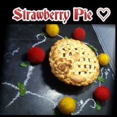 Strawberry Pie (From Frozen Strawberries)🍓 A picture of Strawberry Pie (From Frozen Strawberries)🍓.