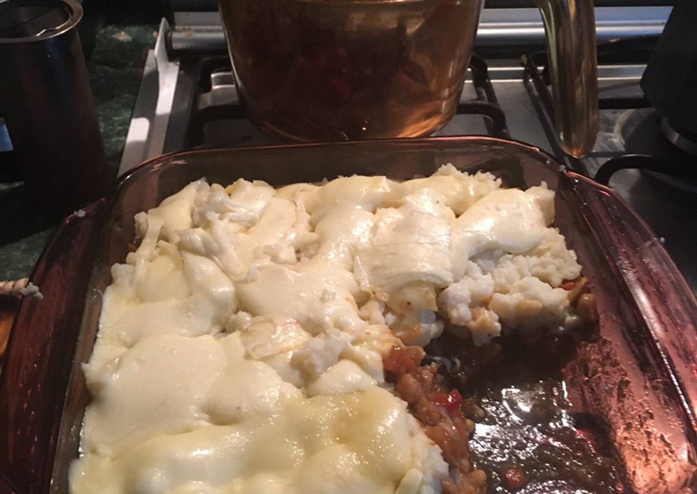 Gratinado de calabaza con verduras