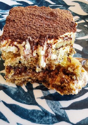 Una foto de Tiramisú casero ¡Receta italiana! 🇮🇹