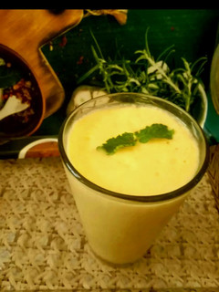 A picture of Mango Lassi.
