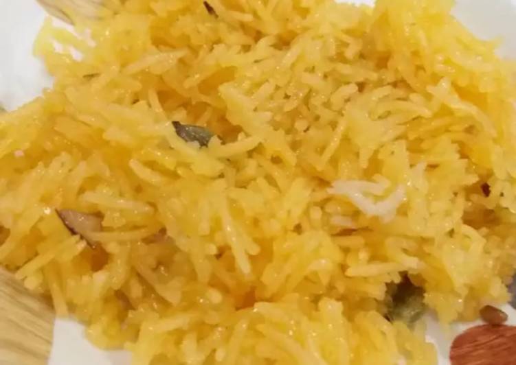 Steps to Prepare Favorite Zarda sweet rice