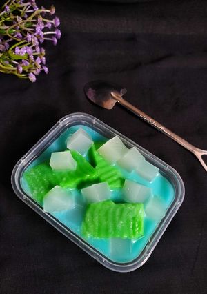 Foto resep Es Bongko Bunga Telang