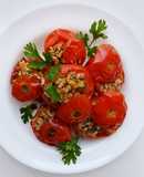 Mediterranean Style Stuffed Tomatoes
