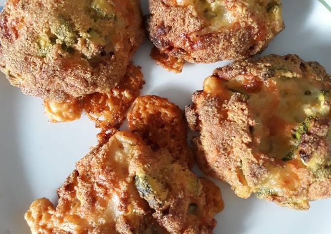 Polpette di zucchini al forno