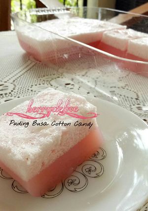 Foto resep Puding Busa Cotton Candy