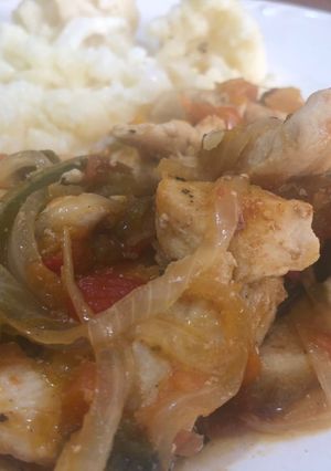 Una foto de Fajitas de pollo a la Sonorense