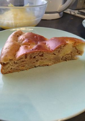 Une photo de Gâteau aux pommes et crème de marron