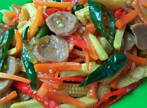 Foto resep Tumis jagung muda wortel bakso