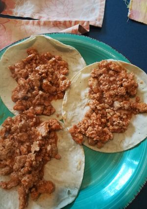 Una foto de Tacos de carne molida