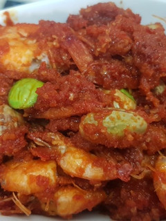 Foto resep Udang balado petai sederhana