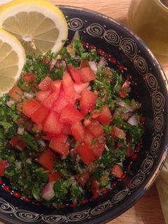 عکسی از دستور سالاد تبوله لبنانی