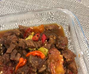 Resep Mudah Krengsengan daging Lezat Mantap