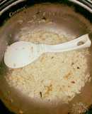 Nasi uduk tanpa santan rice cooker