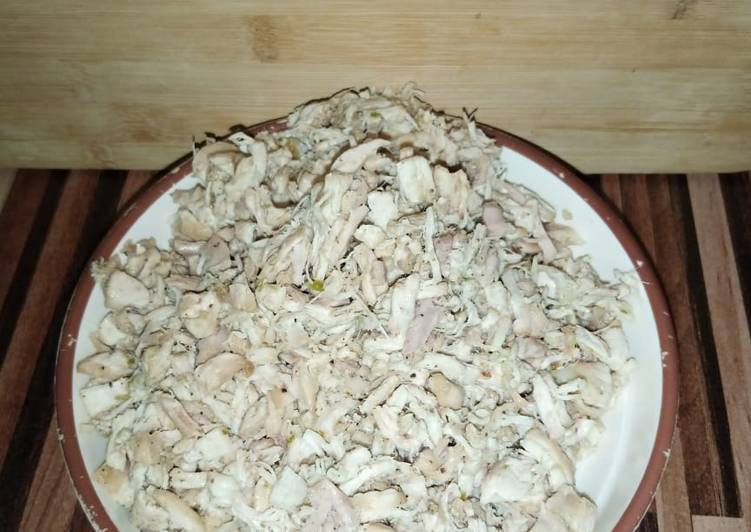 Simple Way to Prepare Super Quick Homemade Shredded chicken