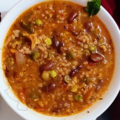 A picture of Vegan Italian Red Bean Soup.
