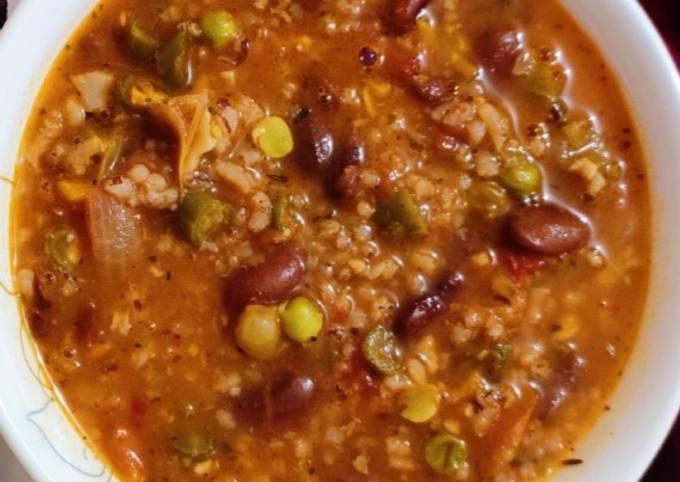 Steps to Prepare Perfect Vegan Italian Red Bean Soup