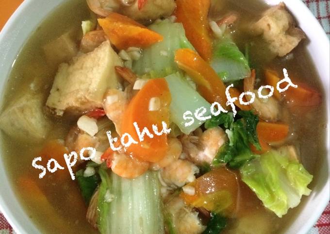 Resep Sapo Tahu Seafood Oleh Lisra Cookpad