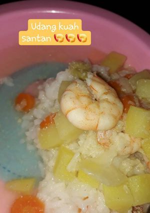 Foto resep Udang kuah santan (MPASI)