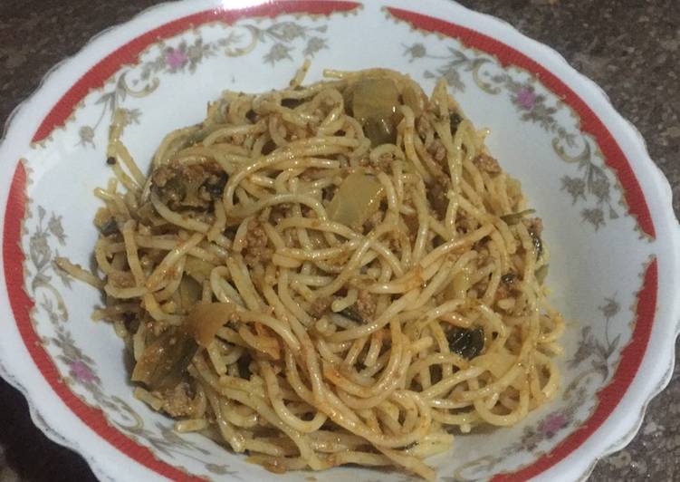 Recipe of Favorite Spaghettis