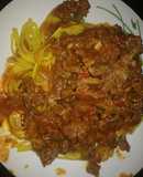 Tallarín de carne🍝