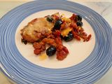 Piept de pui cu rosioare si masline