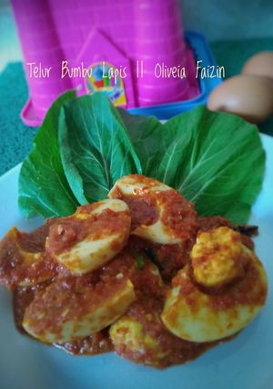 Foto resep 400) Telur Bumbu Lapis