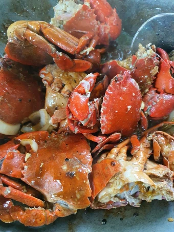 Langkah Gampang Membikin Resep Kepiting lada hitam yang Sempurna Anti Ribet, Lezat