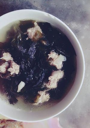 Hình của món Canh rong biển hàn quốc.