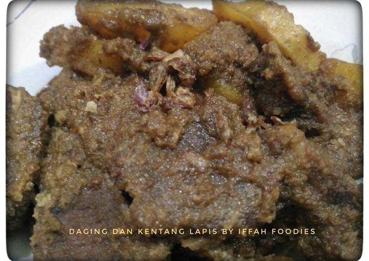 Cara Bikin Daging dan Kentang lapis Menu Enak