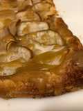 Pear Tart w/Maple “Caramel”